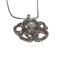 Pendentif Rayser - Pendentif en or 18 carats rhodié ruthénium et diamants bruns 58 Facettes COVMAM01