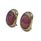 Boucles d'oreilles Boucles d'oreilles en or jaune 18 carats et tourmalines roses 58 Facettes PE723