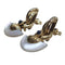 Boucles d'oreilles Boucles d'oreilles en nacre et saphirs bleus en or 18 carats 58 Facettes PE185