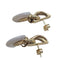 Boucles d'oreilles Boucles d'oreilles en nacre et saphirs bleus en or 18 carats 58 Facettes PE185