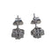 Boucles d'oreilles Boucles d’oreilles en or blanc 18 carats et diamants 58 Facettes PE46