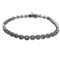 Bracelet Bracelet en or blanc 18 carats et diamants 58 Facettes P19