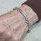 Bracelet Bracelet en or blanc 18 carats et diamants taille brillant 58 Facettes P13