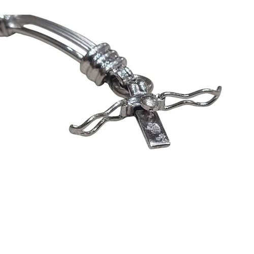Bracelet Bracelet en or blanc 18 carats et diamants taille brillant 58 Facettes P13