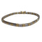 Bracelet Bracelet en or jaune et blanc 18 carats avec diamants 58 Facettes P99