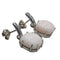 Boucles d'oreilles Boucles d’oreilles corail et diamants en or blanc 18 carats 58 Facettes T311