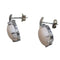 Boucles d'oreilles Boucles d’oreilles corail et diamants en or blanc 18 carats 58 Facettes T311