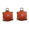 Boucles d'oreilles Boucles d’oreilles démontables en or blanc et rose 18 ct, corail et diamants 58 Facettes PE435PE3438