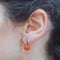Boucles d'oreilles Boucles d’oreilles démontables en or blanc et rose 18 ct, corail et diamants 58 Facettes PE435PE3438