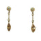 Boucles d'oreilles Boucles d’oreilles en or jaune 18 carats, citrines et péridots 58 Facettes PE780