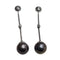 Boucles d'oreilles Boucles d’oreilles en or blanc 18 carats, perles de Tahiti et diamants 58 Facettes T016PE754