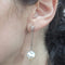 Boucles d'oreilles Boucles d’oreilles pendantes démontables en or blanc et jaune 18 ct, perles et diamants 58 Facettes T194T194