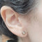 Boucles d'oreilles Boucles d’oreilles pendantes démontables en or blanc et jaune 18 ct, perles et diamants 58 Facettes T194T194