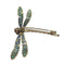 Broche Broche libellule en or jaune 18 carats et émail 58 Facettes GE12