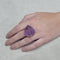 Bague 59 Bague en or jaune 18 carats et améthyste 58 Facettes T15