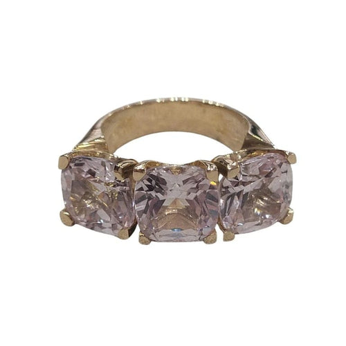 Bague Bague française en or rose 18 carats avec roses françaises 58 Facettes S306