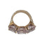 Bague Bague française en or rose 18 carats avec roses françaises 58 Facettes S306