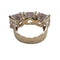 Bague Bague française en or rose 18 carats avec roses françaises 58 Facettes S306