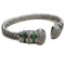 Bracelet Bracelet en or blanc 18 carats, tsavorites et diamants taille brillant 58 Facettes P76