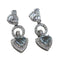 Boucles d'oreilles Boucles d'oreilles en or 18 carats avec aigues-marines et diamants 58 Facettes PE262