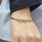Bracelet Bracelet en or blanc 18 carats et diamants 58 Facettes P166