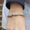 Bracelet Bracelet en or blanc 18 carats et diamants taille brillant 58 Facettes P81