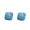 Boucles d'oreilles Boucles d’oreilles en turquoise et diamants taille brillant 58 Facettes PE779