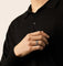 Bague 61 Dinh Van Seventies - Alliance en or gris 18 carats 58 Facettes