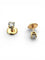 Boucles d'oreilles Puces d’oreilles en diamants en or jaune 18 carats 58 Facettes