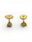 Boucles d'oreilles Puces d’oreilles en diamants en or jaune 18 carats 58 Facettes
