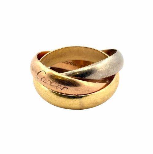 Bague 62 Cartier Trinity - Alliance trois ors 5,20 mm 58 Facettes