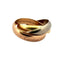 Bague 62 Cartier Trinity - Alliance trois ors 5,20 mm 58 Facettes