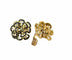 Boucles d'oreilles Boucles d’oreilles clips en or 18 carats, diamants et émail bleu 58 Facettes