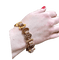 Bracelet Bracelet Tank ancien en or rose 18 carats 58 Facettes