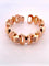 Bracelet Bracelet Tank ancien en or rose 18 carats 58 Facettes