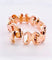 Bracelet Bracelet Tank ancien en or rose 18 carats 58 Facettes