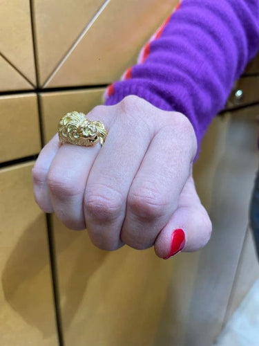 Bague 55 Bague dragon en or jaune 18 carats 58 Facettes