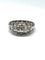 Bague 60 Bague ancienne ajourée en or blanc 18 carats et diamants 58 Facettes