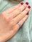 Bague 49 Bague entrelacée en or blanc 18 carats et diamants 58 Facettes