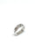 Bague 49 Bague entrelacée en or blanc 18 carats et diamants 58 Facettes