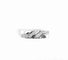 Bague 49 Bague entrelacée en or blanc 18 carats et diamants 58 Facettes