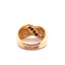 Bague 54 Bague entrelacée en or jaune 18 carats avec saphirs et diamants 58 Facettes