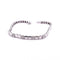 Bracelet Bracelet femme en or blanc 18 carats serti de diamants 58 Facettes