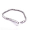 Bracelet Bracelet femme en or blanc 18 carats serti de diamants 58 Facettes