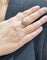 Bague 59 Bague ancienne en or jaune 18 carats avec diamants et perle 58 Facettes
