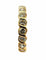 Bague 51 Alliance tour complet en or jaune 18 carats et diamants 58 Facettes