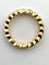 Bague 51 Alliance tour complet en or jaune 18 carats et diamants 58 Facettes
