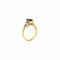 Bague 52 Solitaire - Bague en or jaune 18 carats saphir et diamants 58 Facettes