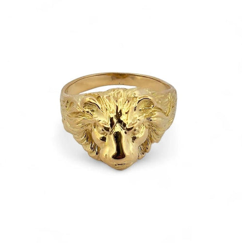 Bague 68 Bague lion en or jaune 18 carats 58 Facettes