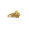 Bague 68 Bague lion en or jaune 18 carats 58 Facettes